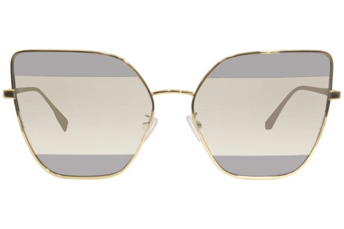 Fendi FE40015U - 30C - 61 Sonnenbrillen Gold Schmetterling