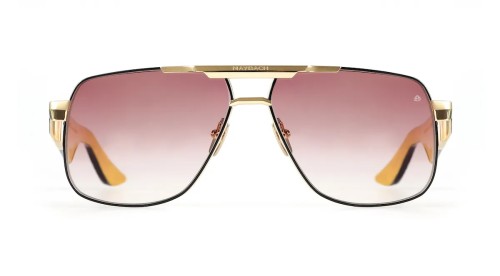 Maybach THE KING IV - MG/B-WFV-Z69 - 63 Sonnenbrillen Gold / Schwarz Pilot (Aviator)