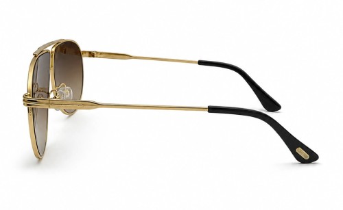 Tom Ford FT0825 RILEY-02 - 28B - 61 Sonnenbrillen Gold Pilot (Aviator)