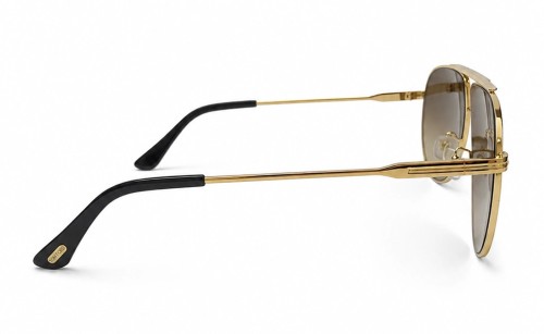 Tom Ford FT0825 RILEY-02 - 28B - 61 Sonnenbrillen Gold Pilot (Aviator)