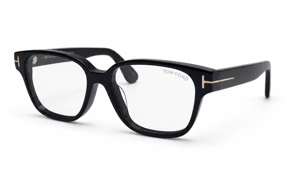 Tom Ford TF1273-D ECO - 01V - 54 Brillenfassungen Schwarz Eckig