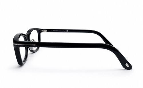 Tom Ford TF6074-D-B ECO - 001 - 53 - MIT BLAU-VIOLETTEM LICHTFILTER-GLÄSERN Brillenfassungen Schwarz Eckig
