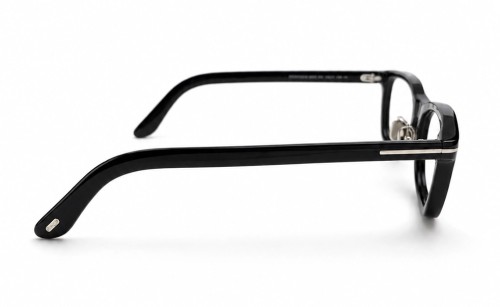 Tom Ford TF6074-D-B ECO - 001 - 53 - MIT BLAU-VIOLETTEM LICHTFILTER-GLÄSERN Brillenfassungen Schwarz Eckig