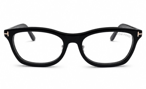 Tom Ford TF6074-D-B ECO - 001 - 53 - MIT BLAU-VIOLETTEM LICHTFILTER-GLÄSERN Brillenfassungen Schwarz Eckig