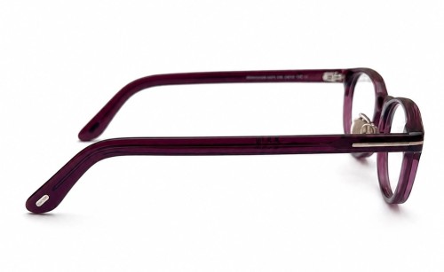 Tom Ford TF6075-D-B ECO - 069 - 50 - MIT BLAU-VIOLETTEM LICHTFILTER-GLÄSERN Brillenfassungen Oval