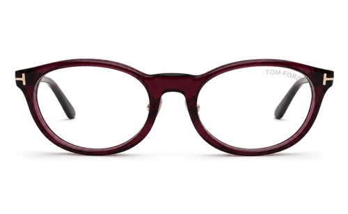 Tom Ford TF6075-D-B ECO - 069 - 50 - MIT BLAU-VIOLETTEM LICHTFILTER-GLÄSERN Brillenfassungen Oval