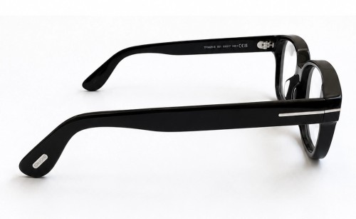 Tom Ford TF6071-D-B ECO - 001 - 54 - MIT BLAU-VIOLETTEM LICHTFILTER-GLÄSERN Brillenfassungen Schwarz Eckig
