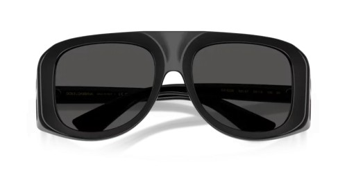 DOLCE & GABBANA DG6208 - 501/87 - 55 Sonnenbrillen Schwarz Pilot (Aviator)