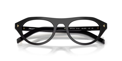 PRADA PR B15S - 16K60K - 51 - MIT BLAU-VIOLETTEM LICHTFILTER-GLÄSERN Sonnenbrillen Schwarz