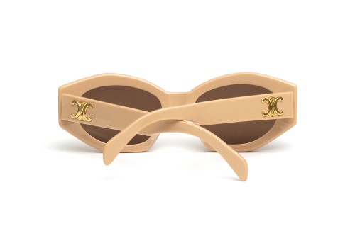 Celine CL40238U - 57E - 55 Sonnenbrillen Beige Cat Eye