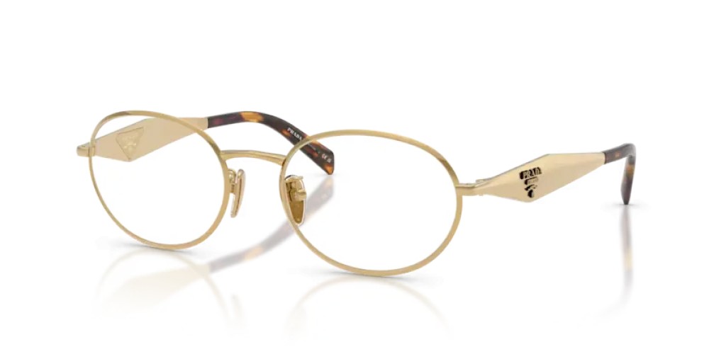 PRADA PR D53VD - 24J1O1 - 54 Brillenfassungen Gold Oval