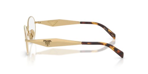 PRADA PR D53VD - 24J1O1 - 54 Brillenfassungen Gold Oval