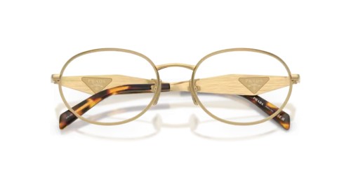 PRADA PR D53VD - 24J1O1 - 54 Brillenfassungen Gold Oval