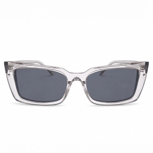 Saint Laurent SL554 - 004 - 54 Sonnenbrillen Transparent Eckig