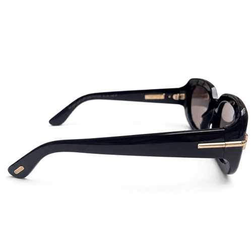 Tom Ford FT1253 ICON COLLECTION - 01A - 54 Sonnenbrillen Schwarz Eckig