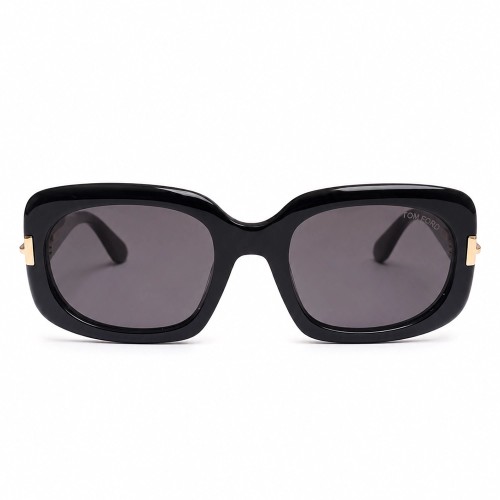 Tom Ford FT1253 ICON COLLECTION - 01A - 54 Sonnenbrillen Schwarz Eckig