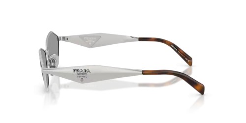 PRADA PR D50S - 1BC50Q - 57 Sonnenbrillen Silber Unregelmäßig