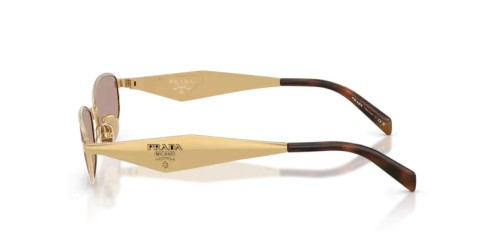 PRADA PR D51S - 5AK20I - 55 Sonnenbrillen Gold Oval