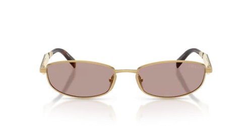 PRADA PR D51S - 5AK20I - 55 Sonnenbrillen Gold Oval