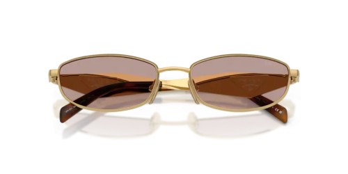 PRADA PR D51S - 5AK20I - 55 Sonnenbrillen Gold Oval