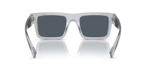PRADA PR 19WS - U4309T - 52 Sonnenbrillen Kristall Grau Rechteck