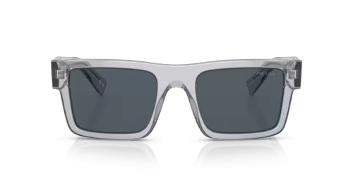 PRADA PR 19WS - U4309T - 52 Sonnenbrillen Kristall Grau Rechteck