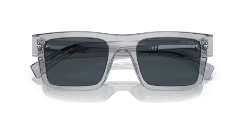 PRADA PR 19WS - U4309T - 52 Sonnenbrillen Kristall Grau Rechteck