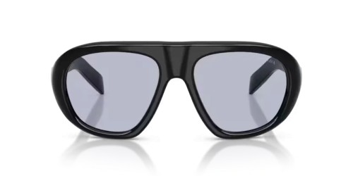 PRADA PR C05S - 16K30X - 57 Sonnenbrillen Schwarz Unregelmäßig