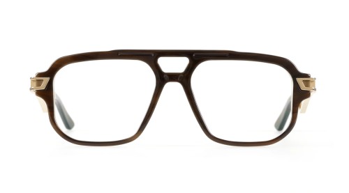Maybach THE NOOK I - MG-HCT-Z26 - 55 Brillenfassungen Dunkle Havanna, Gold Pilot (Aviator)
