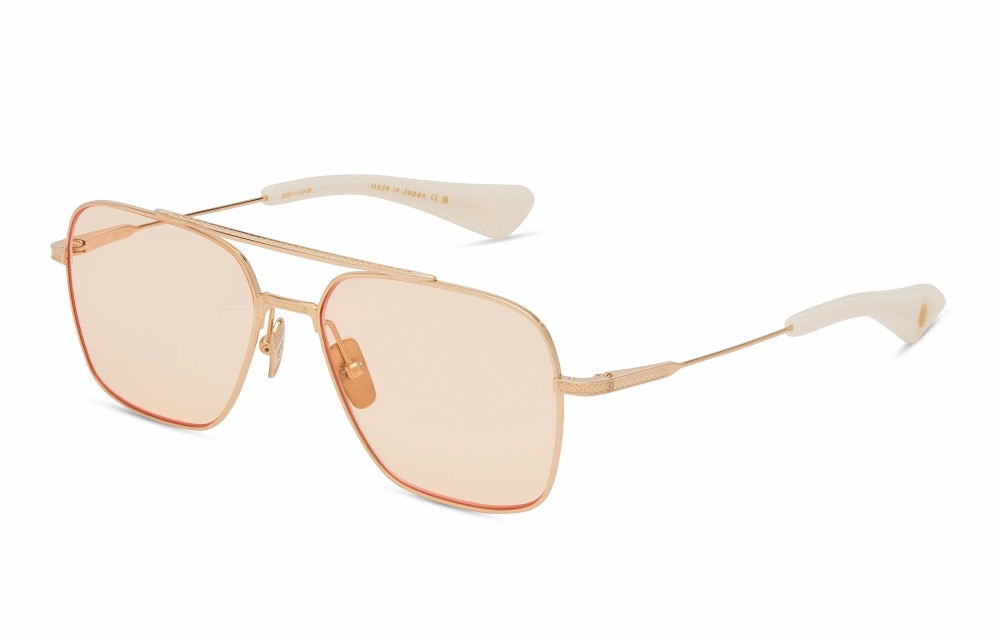 Dita FLIGHT-SEVEN DTS111 - 08 - 57 Sonnenbrillen Weißgold Pilot (Aviator)