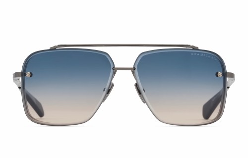 Dita MACH SIX//TITANIUM DTS121 - 08 - 62 Sonnenbrillen Antiksilber - Rohes Titan Pilot (Aviator)