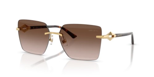 Jimmy Choo JC4018 - 302313 - 59 Sonnenbrillen Gold Eckig