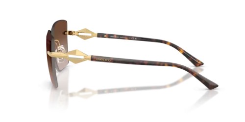 Jimmy Choo JC4018 - 302313 - 59 Sonnenbrillen Gold Eckig