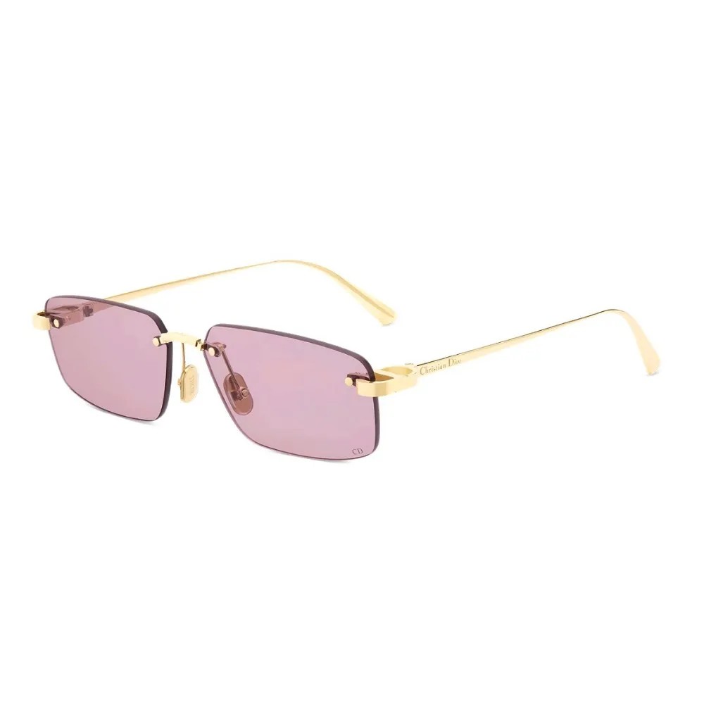 Dior CDior S4U - C0G0 - 57 Sonnenbrillen Gold Rechteck