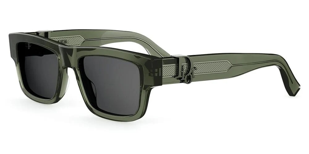 Dior DIOR OBLIQUE S3F - 55A0 - 55 Sonnenbrillen Grün Eckig