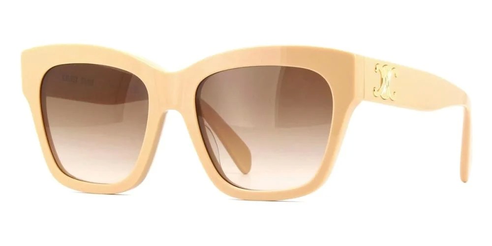 Celine CL40253I - 57F - 55 Sonnenbrillen Beige Eckig