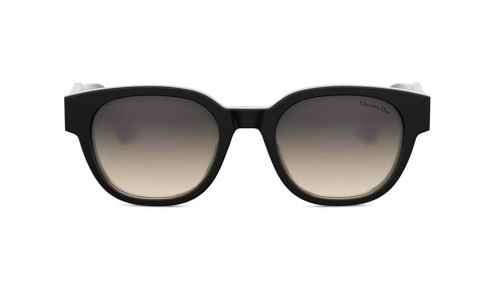Dior CHRISTIAN DIOR LABEL R1I - 10A2 - 51 Sonnenbrillen Schwarz Abgerundet