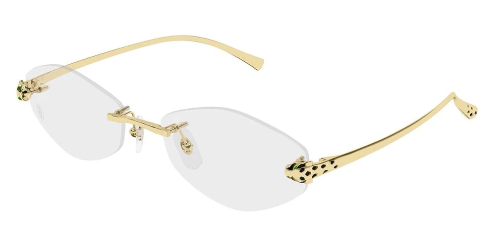 Cartier CT0637O - 001 - 56 Brillenfassungen Gold Geometrisch