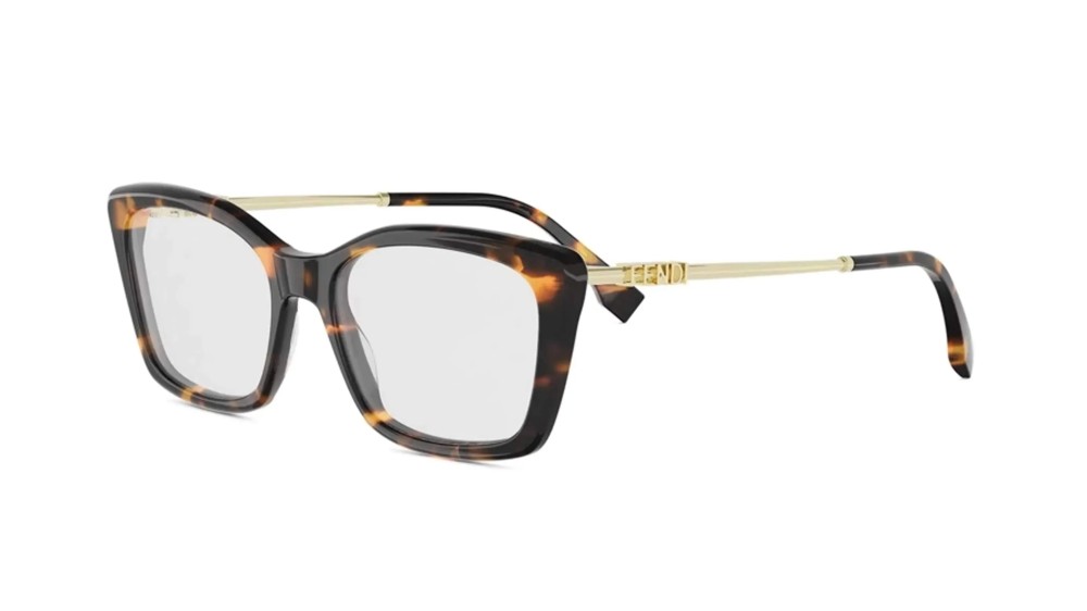 Fendi FE50143F - 001 - 53 Brillenfassungen Eckig