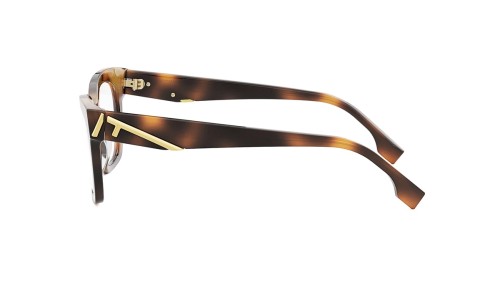 Fendi FE50073I - 053 - 52 Brillenfassungen Havanna Eckig