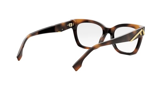 Fendi FE50073I - 053 - 52 Brillenfassungen Havanna Eckig