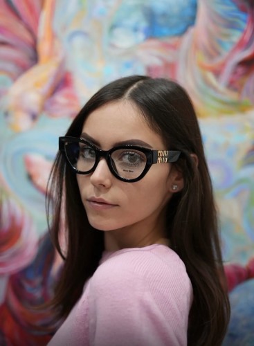 MIU MIU MU 01VV - ​1AB1O1 - ​52 Brillenfassungen Schwarz Cat Eye