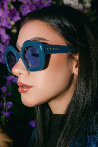 Marni LP4 Laughing Waters Blue - 51 Sonnenbrillen Blau Eckig