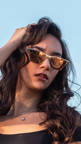 Givenchy GV40013U - 32G - 59 Sonnenbrillen Gold Cat Eye