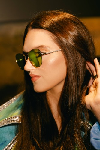 Jimmy Choo CAROL/S - Y3RQT - 56 Sonnenbrillen Gold Pilot (Aviator)