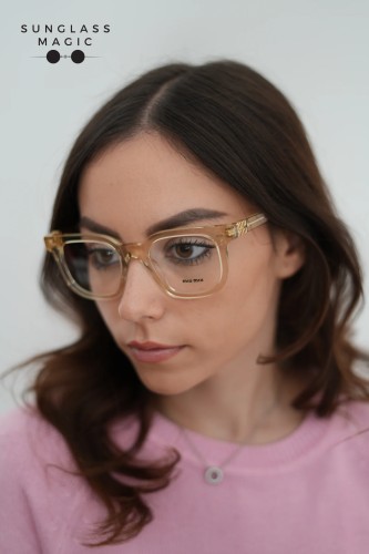 MIU MIU MU 06XV - 11T1O1 - 49 Brillenfassungen Eckig