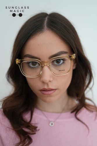 MIU MIU MU 06XV - 11T1O1 - 49 Brillenfassungen Eckig