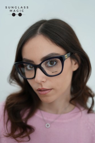 MIU MIU MU 05XV - ​08Q1O1 - ​54 Brillenfassungen Dark Blue Cat Eye