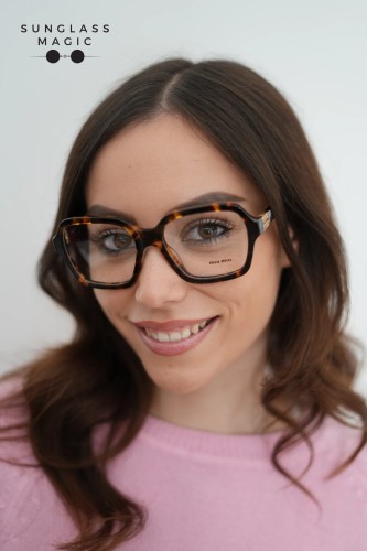 MIU MIU MU 03YV - 14L1O1 - 54 Brillenfassungen Eckig