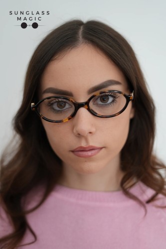MIU MIU MU 04ZS - VAU08N - ​50 - MIT BLAU-VIOLETTEM LICHTFILTER-GLÄSERN Sonnenbrillen Oval